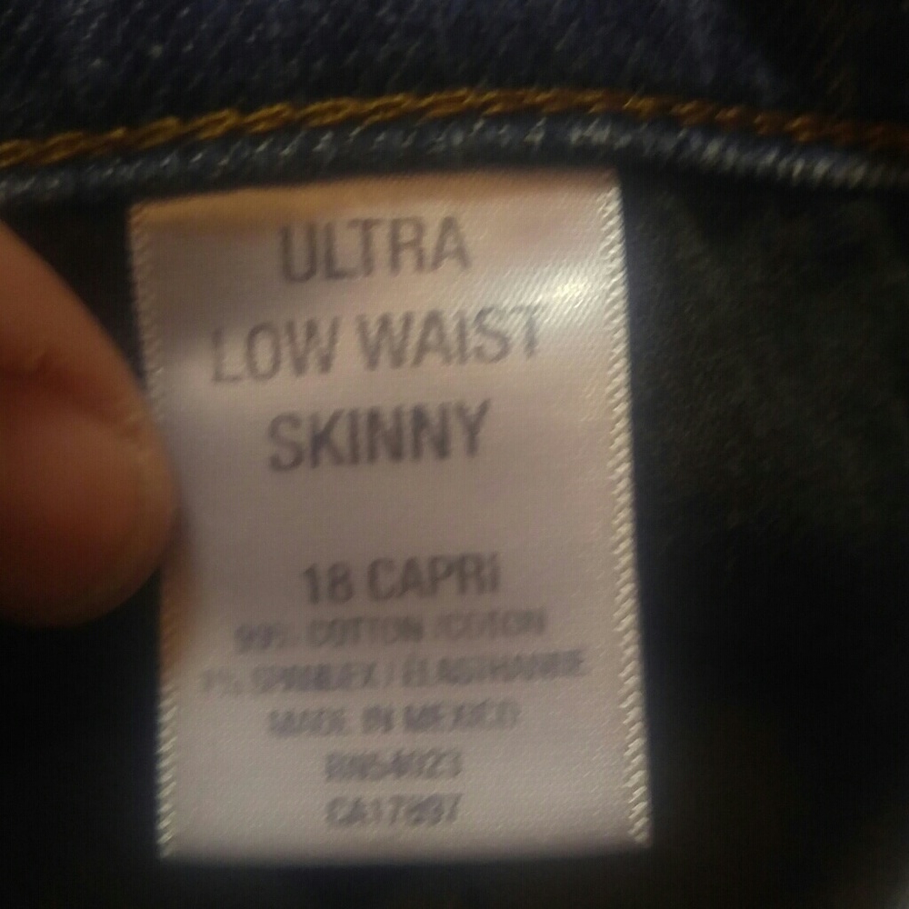 *5 for $20*Old navy jean capris 18 skinny - Picture 1 of 6